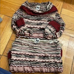 Missoni Knit long sleeve and skirt set!